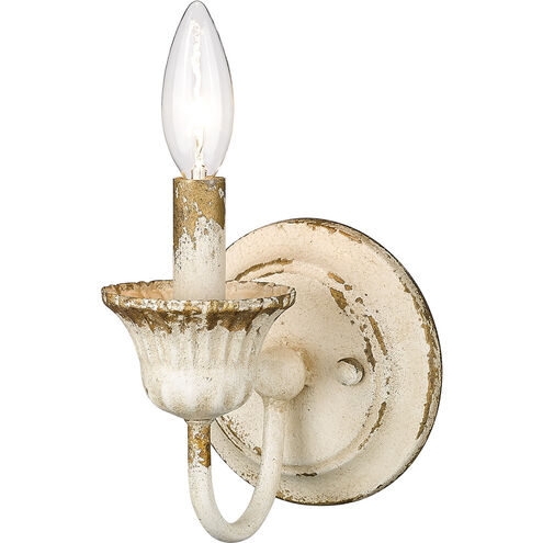 Jules 1 Light 5.25 inch Antique Ivory Wall Sconce Wall Light